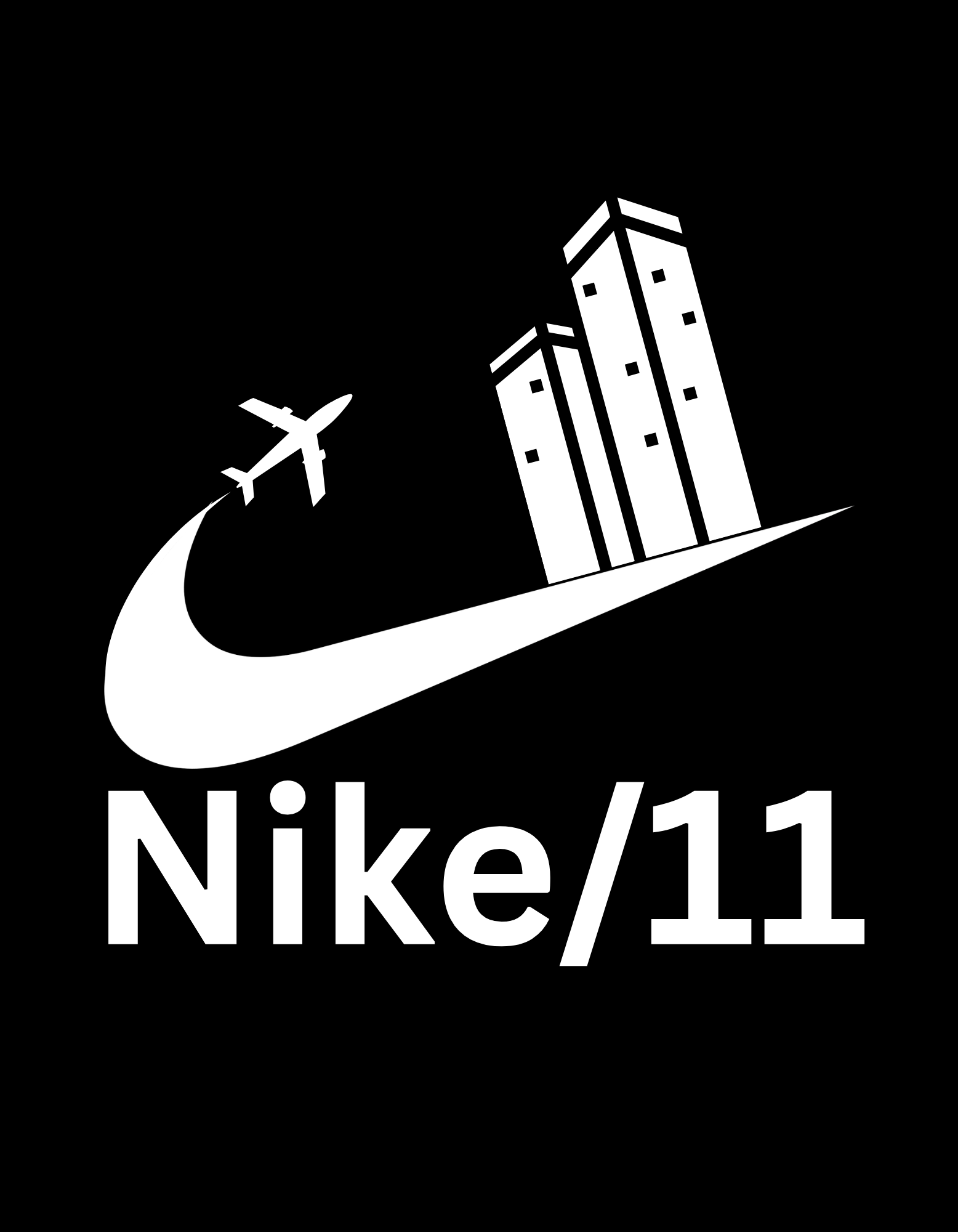 Unisex Oversized Nike/11 T-Shirt
