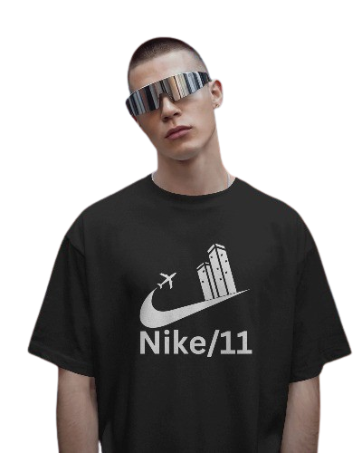 Unisex Oversized Nike/11 T-Shirt